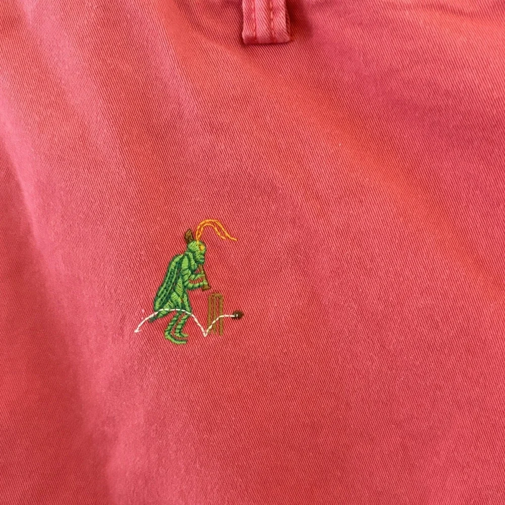 Polo Ralph Lauren‎ Cricket Embroidered Chino Shorts Mens 40x9 Red Pickleball